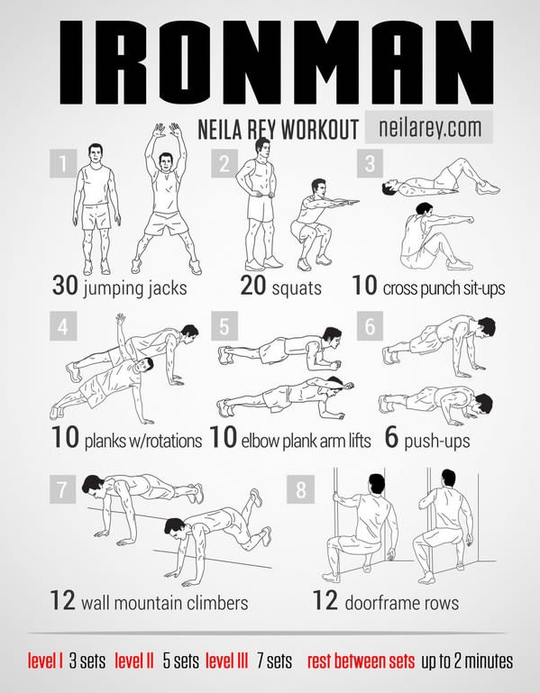 9 EXTRAORDINARY Exercises - Ironman - Life Coach Code