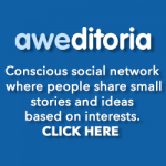 Conscious social network  where people share small  stories and