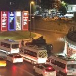 Tanks and armoured personnel carriers have seized the main airport in Ankara as well as strategic bridges in Istanbul