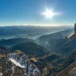 The bridge over the Dachstein glacier, Austria