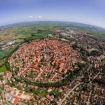 1. The Bavarian town of Nördlingen, which was built in a 14-million-year-old meteor impact crater.