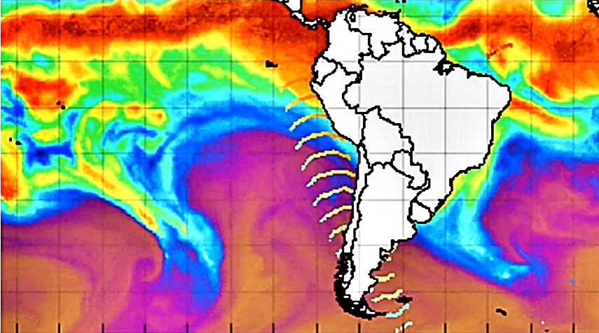 突破神秘的能量波浪，在過去幾天的南極中脫穎而出