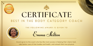 Coach Awards Best in the body category coach