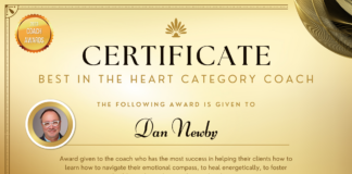 Coach Awards Best in the heart category coach